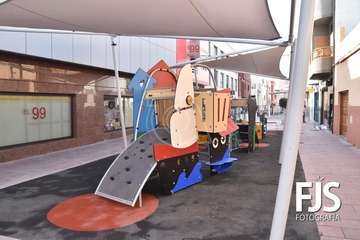 El Cabildo supervisa la finalización de las obras de mejora en la Zona Comercial Abierta de Los Llanos/Francisco Javier Santana.